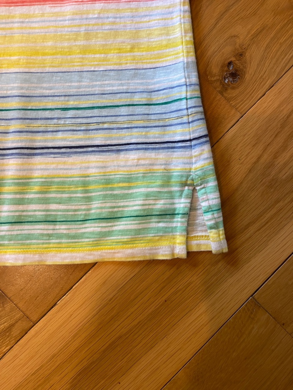 Talbots Multicolor Striped Short Sleeve Tee - Picture 8 of 8